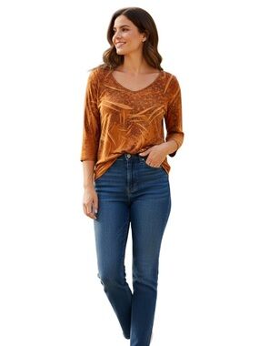 Equation Top Size M Color Rust